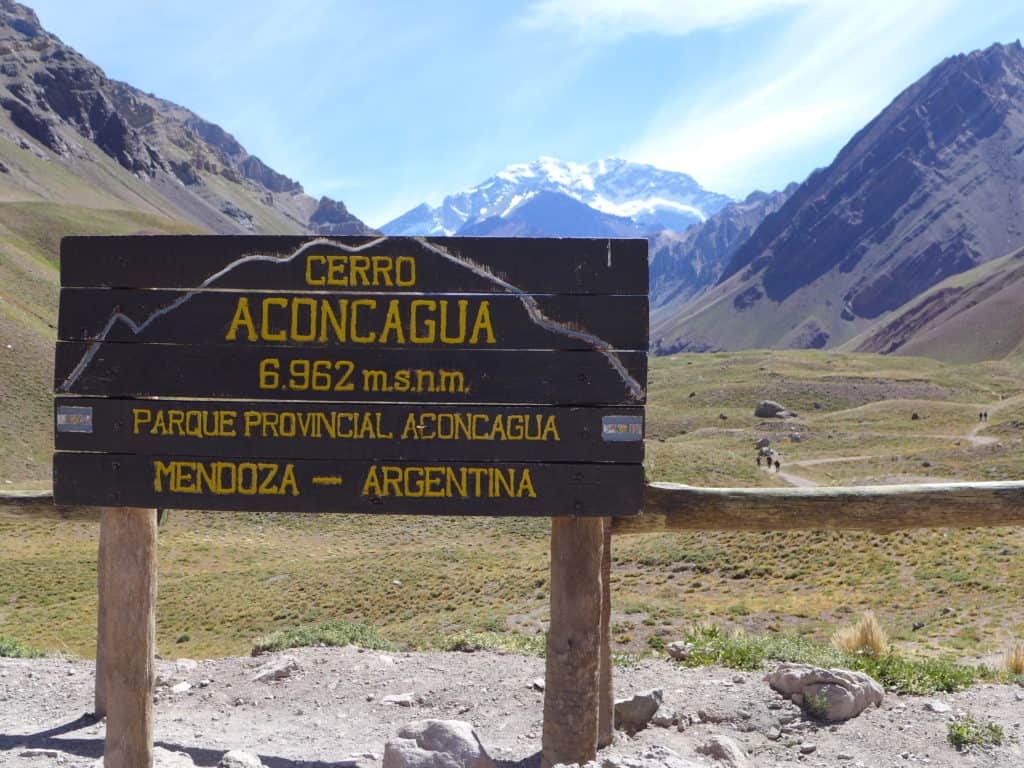 Cerro Aconcagua, outside Mendoza in the Andes, is the highest mountain outside the Himalayas