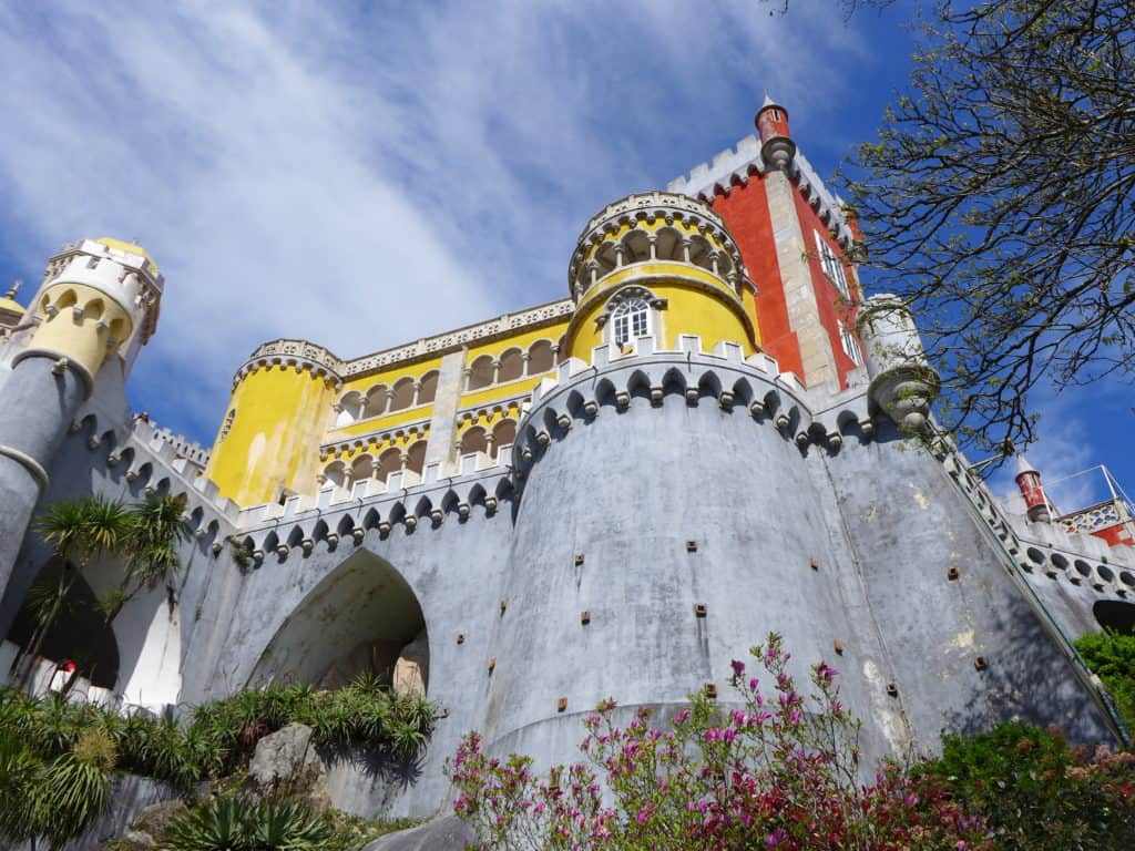 Gorgeous Pena Palace | A guide to visiting magical Sintra, Portugal, a perfect guide for any first-timer | What to do in Sintra, which castles to visit, how to plan your trip | Sintra is the perfect day trip from Lisbon, but you could easily spend a few days exploring all the amazing history! #sintra #portugal