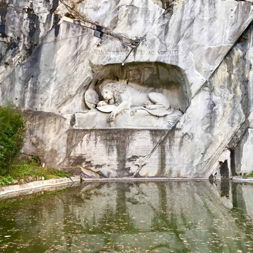 The famous Lion of Lucerne | 24 hours in Luzern, Switzerland | One Girl, Whole World