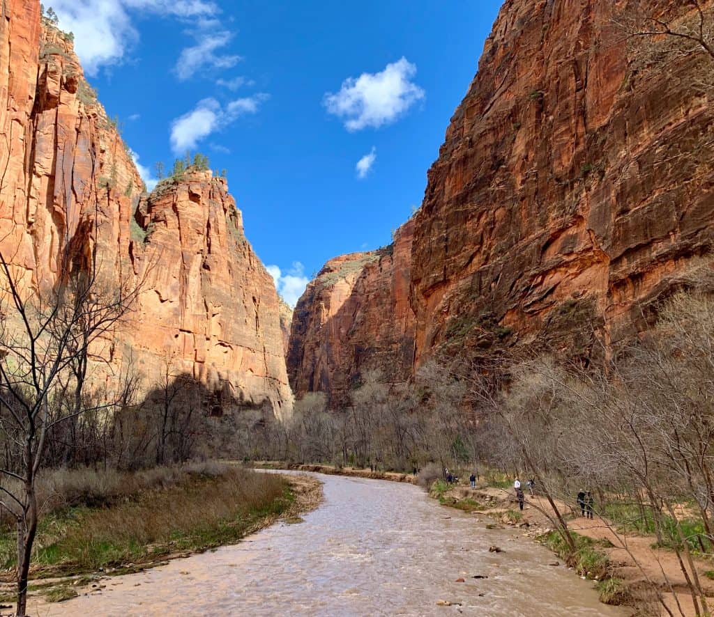 Things to do in Zion National Park with just 2 days - a lovely stroll on the Riverside Walk