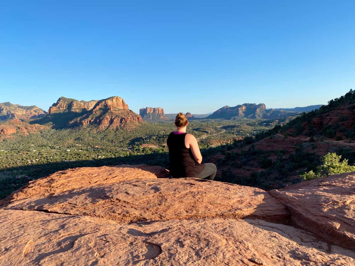 Things to do in Sedona - beautiful sunset views at Airport Vortex