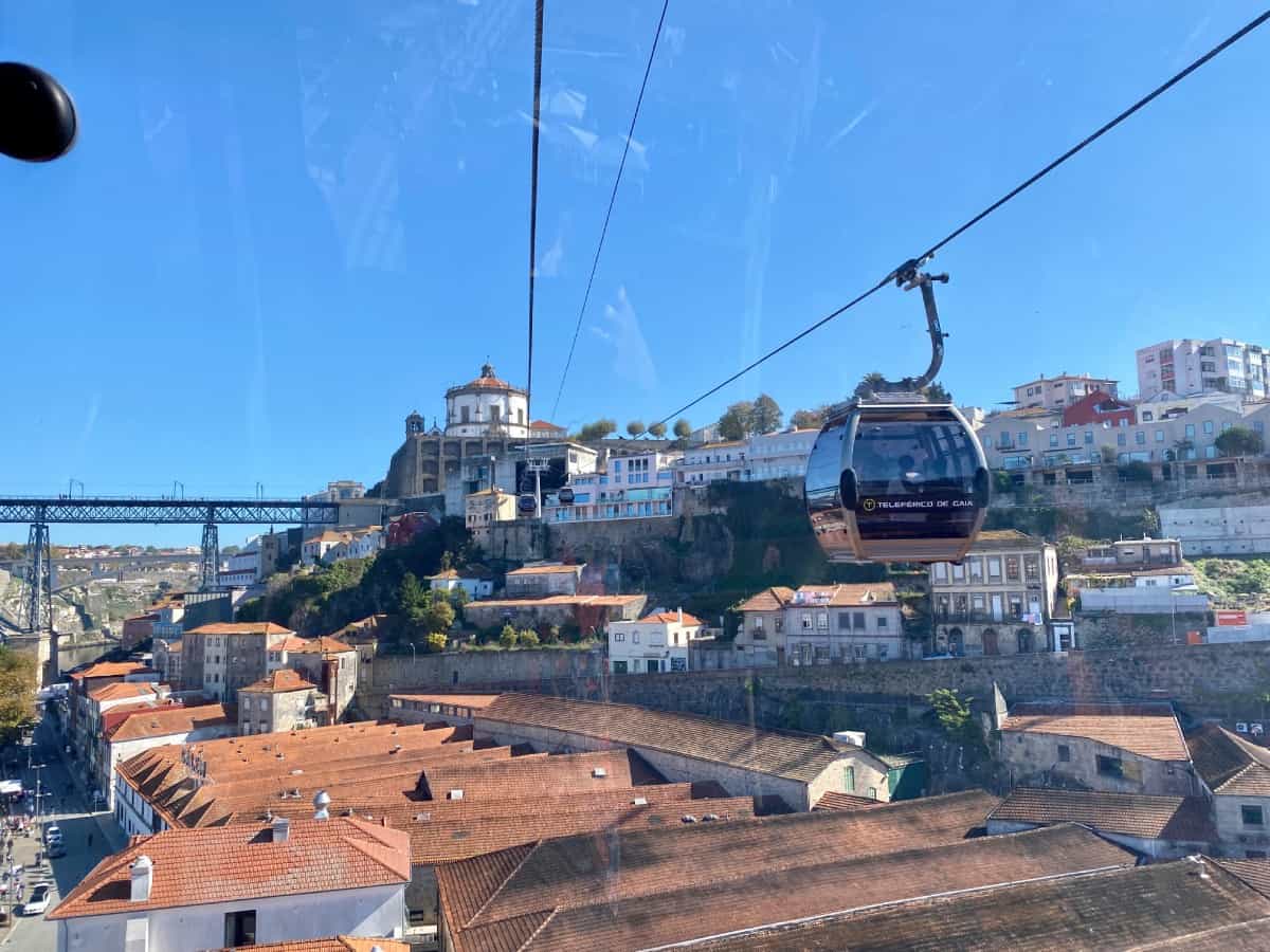 Things to do in Vila Nova de Gaia - the cable car can take you down to the riverfront