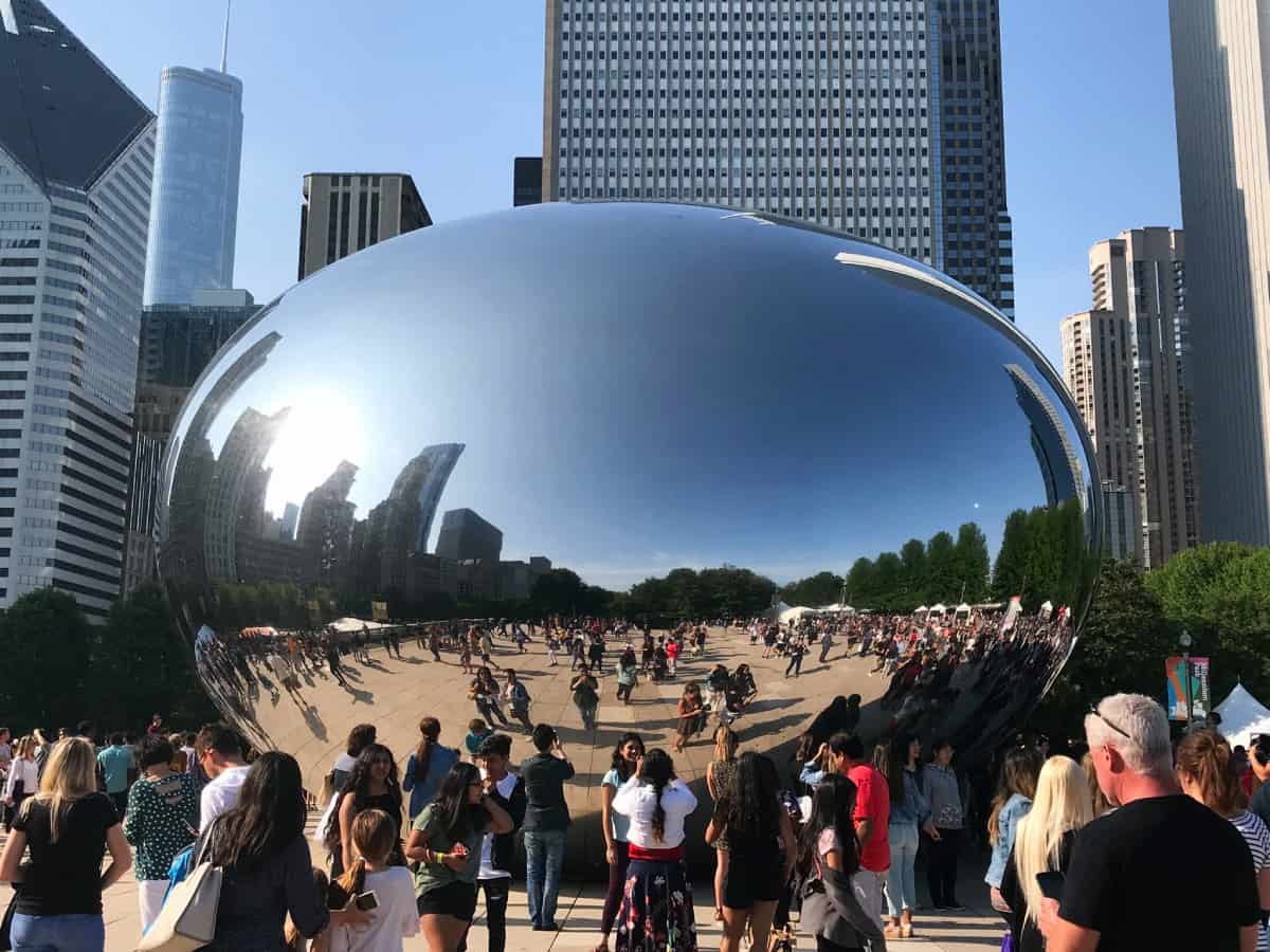 City photography tips, Chicago photography tips - reflections are everywhere (including the Bean)