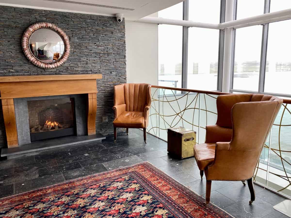 The Cliff House Hotel Ardmore blends unique modern and historic decor, with amazing sea views