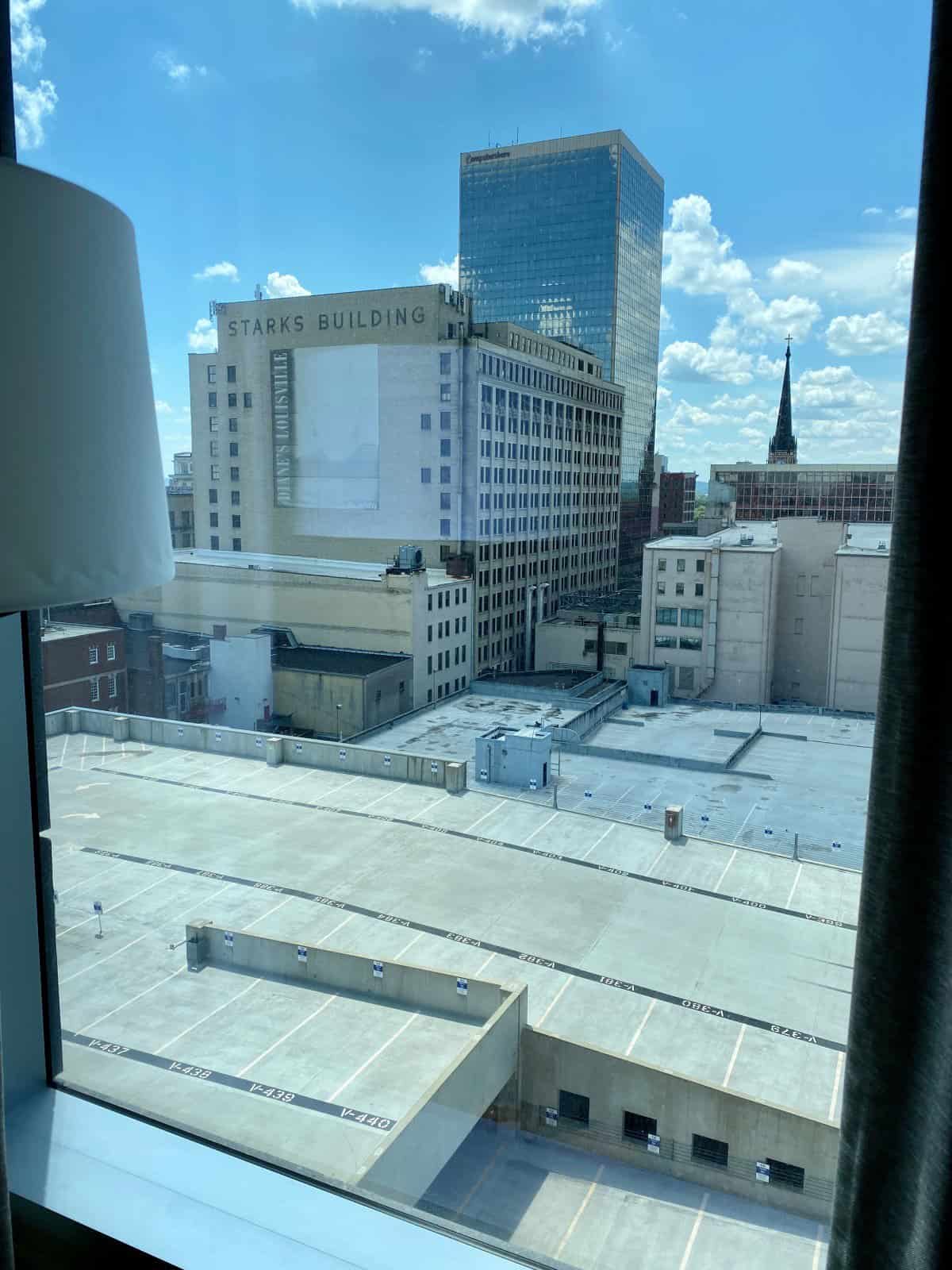 Omni Louisville review - the "view" from my room left a lot to be desired