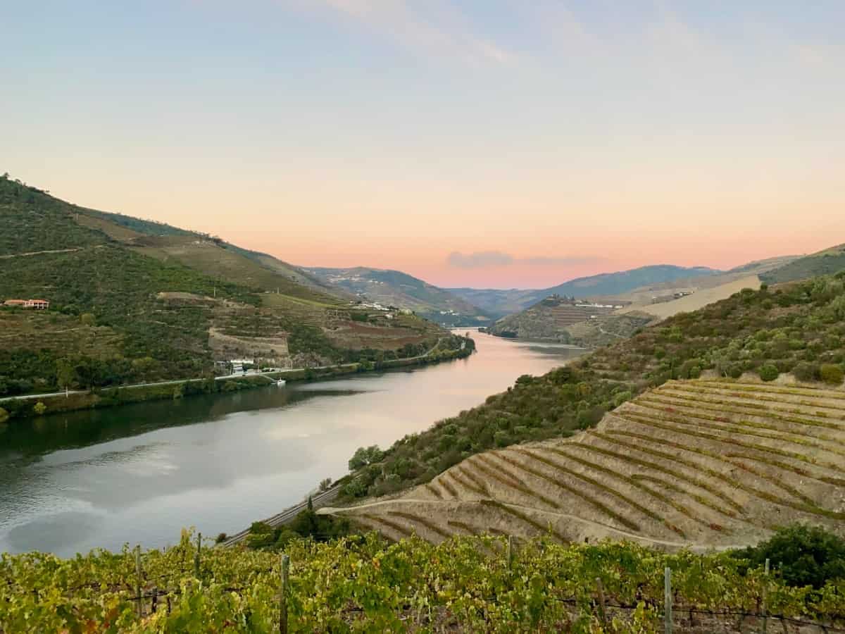 Douro Valley itinerary ideas - a beautiful sunrise over the Douro River
