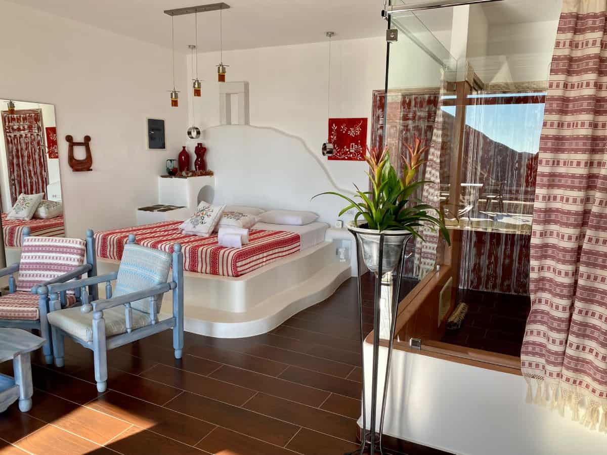 Dionysus & Ariadne Suite at ELaiolithos - where to stay in Naxos, the best luxury Naxos hotels