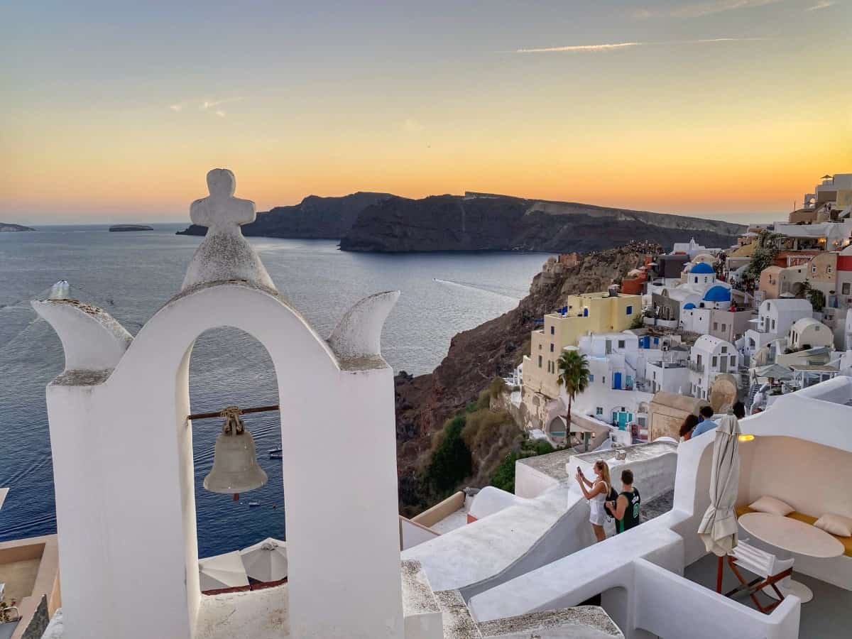 Things to do in Oia, Santorini - a not crowded sunset view
