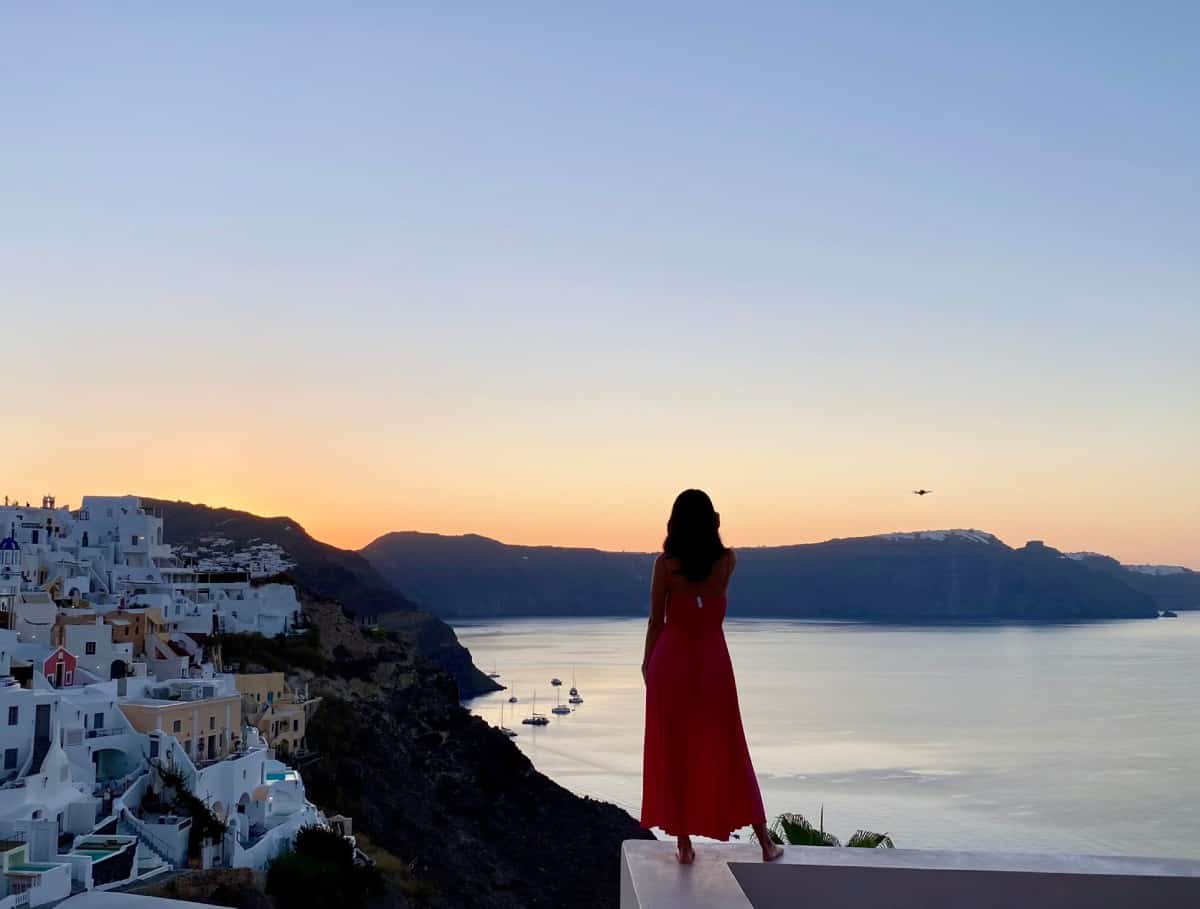 Things to do in Oia, Santorini (& is Oia worth visiting?) - many people flew drones though they're specifically prohibited in Oia