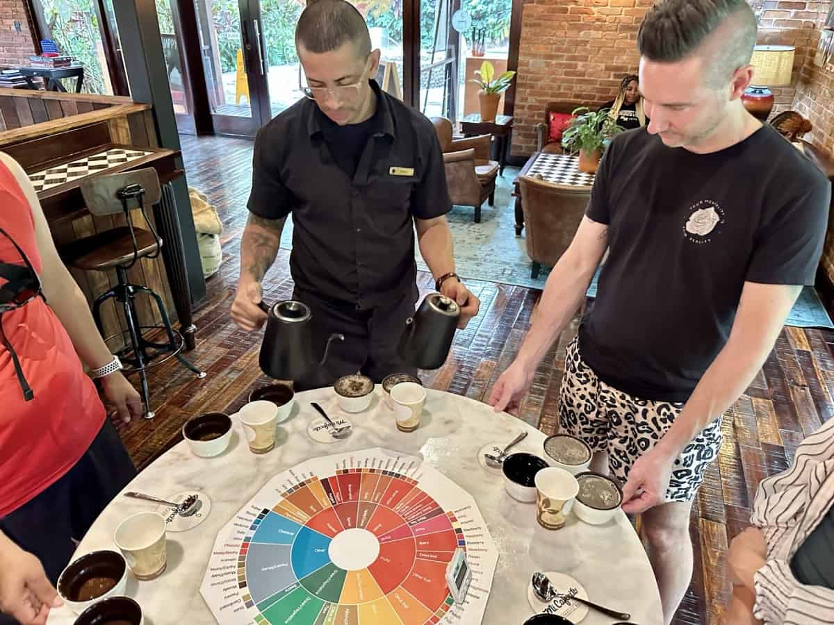 A coffee tasting class at Nayara Tented Camp - what it was like staying at this luxury Costa Rica resort