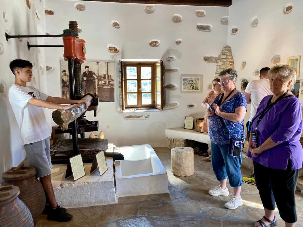 From Chalki to Filoti to Apiranthos, Naxos mountain villages are an amazing way to explore the island - Eggares is worth a brief stop for the olive press museum