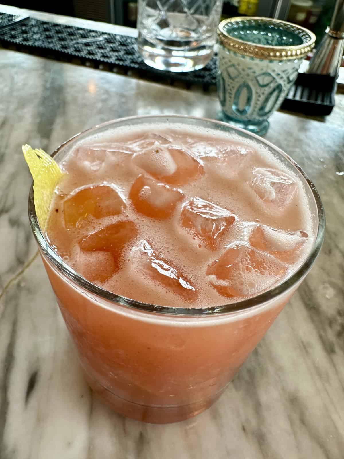 Where to eat & drink in Charleston, SC - both our food & cocktails at The Watch Rooftop were awesome
