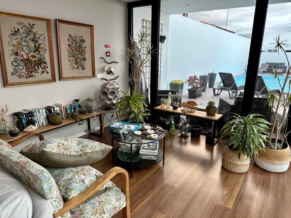 Living room of Praia de Santos in Ponta Delgada, Sao Miguel