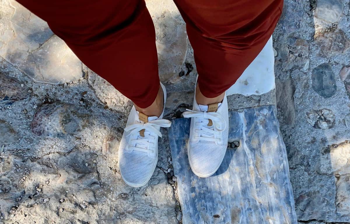 My great comfy travel pants & tennis shoes - what I wore in Athens