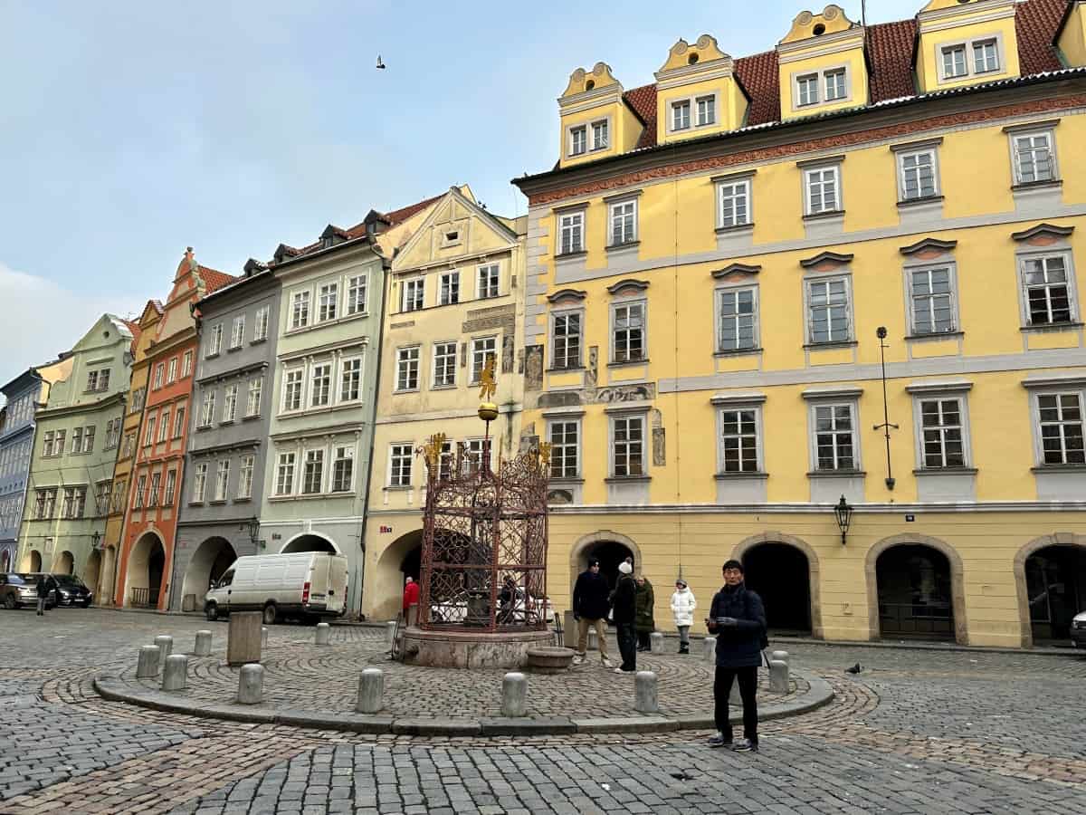 Prague winter itinerary ideas - the charming walk from Old Town Square to Charles Bridge
