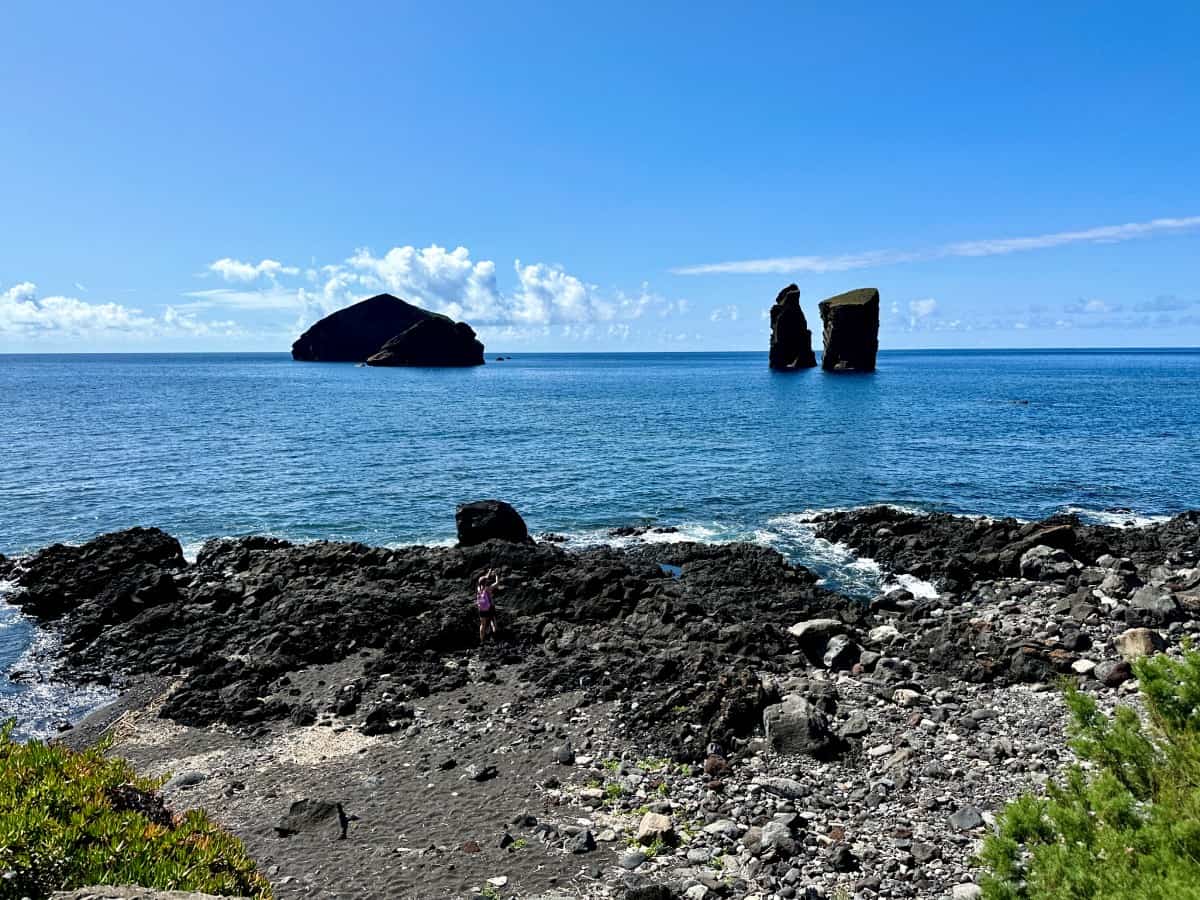 What to do in Sao Miguel Azores - stop at Mosteiros Beach 